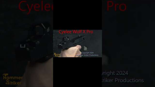 Cyelee Wolf X Pro at Work! #short #shorts  #gungear #glock #gun #9mmluger #pistol
