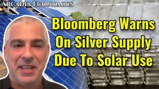 Bloomberg Warns On Silver Supply Due To Solar Use