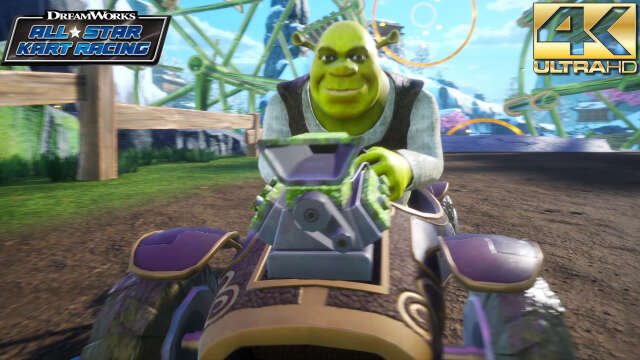 DreamWorks All-Star Kart Racing PC 2K Gameplay Dragon Warrior Cup. Shrek