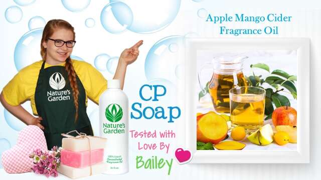 Soap Testing Apple Mango Cider Fragrance Oil- Natures Garden