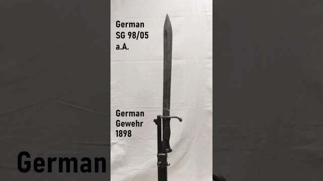 Bayonets for the German Gewehr 1898