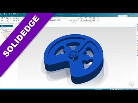 5.5 Schwungscheibe - Flywheel - SolidEdge Training - Part Design