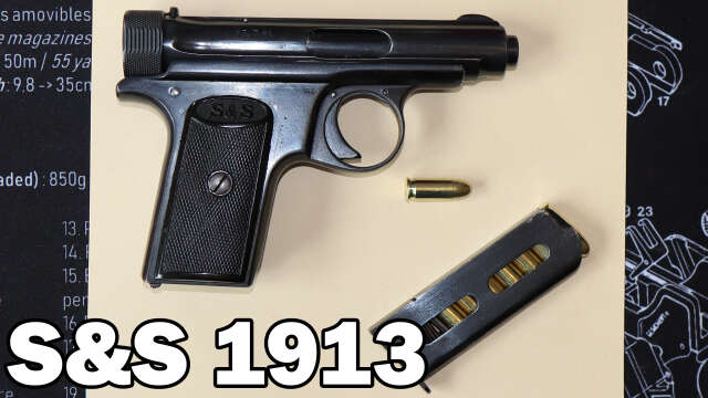 Sauer & Sohn modèle 1913 – Un Petit Pistolet pour les Officiers Allemands
