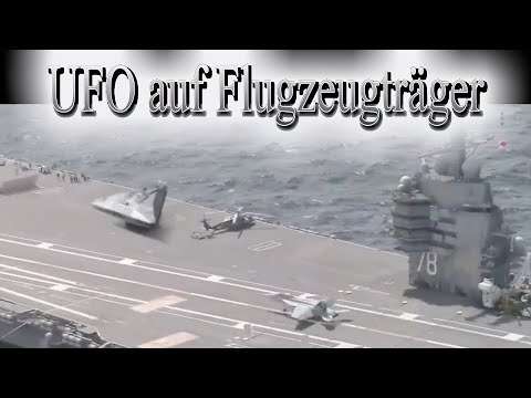 UFO auf USS Flugzeugträger gefilmt