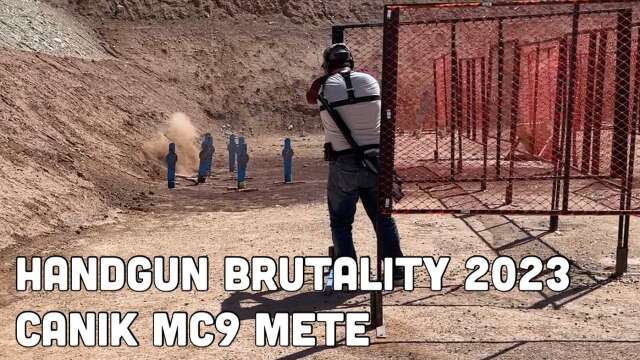 InRange TV Handgun Brutality 2023 - Canik MC9 METE