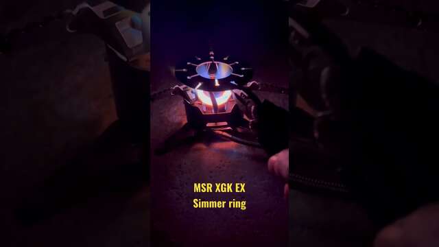 MSR XGK EX simmer ring flame spreader