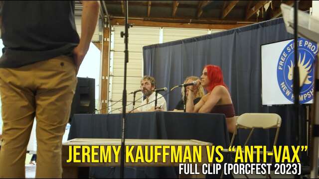 Jeremy Kauffman's Heated Dispute with "Anti-Vax" Contestant (Full - PorcFest 2023 - Soapbox Idol)