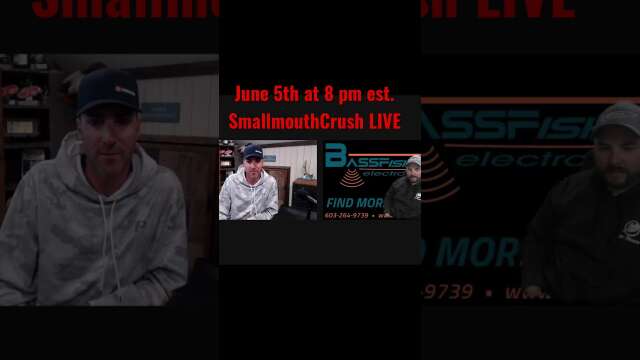 Join Steve Estes from BassFishin Electronics on our LIVE show 8pm June 5th! #bass #bassboat