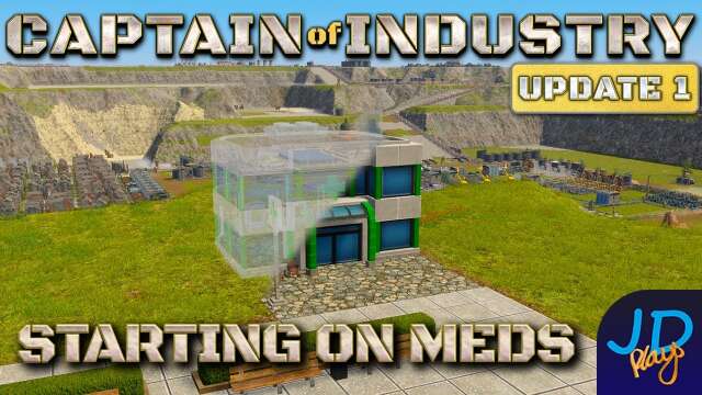GETTING Started on Medical 🚛 Ep68🚜 Captain of Industry  Update 1 👷 Lets Play, Walkthrough