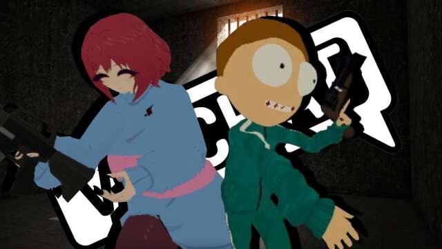 Morty and Frisk Escape Prison! VRchat Funny Moments!