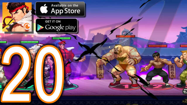 Street Fighter Duel Android iOS Walkthrough - Part 20 - Stage 16 Rising Danger