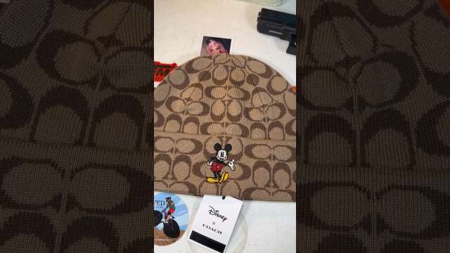 Disney x Coach Beanie Unboxing