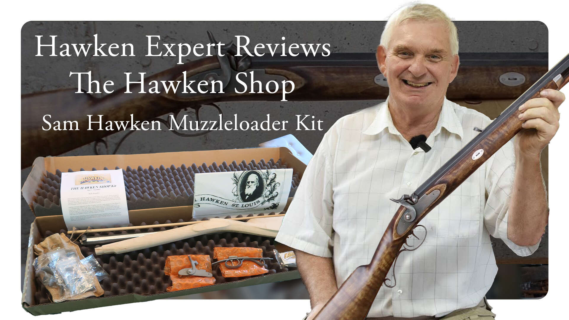 Hawken Expert Bob Woodfill Details the Hawken Shop Hawken Muzzleloader Kit | Advanced Hawken Rifle
