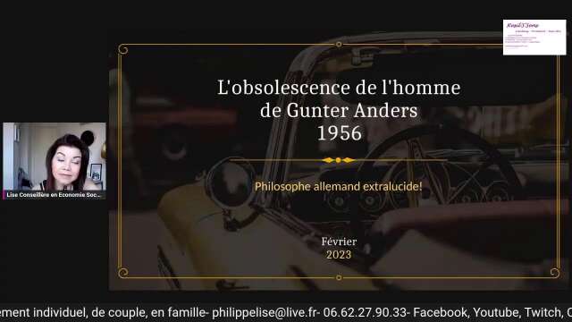 Lecture Extrait "L'obsolescence de l'Homme" Günter Anders 1956
