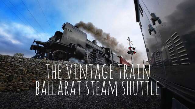 The Ballarat 🚂 Steam Shuttle Train | Shorts