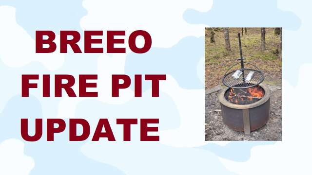 S4E6 Breeo Smokeless Fire Pit Update
