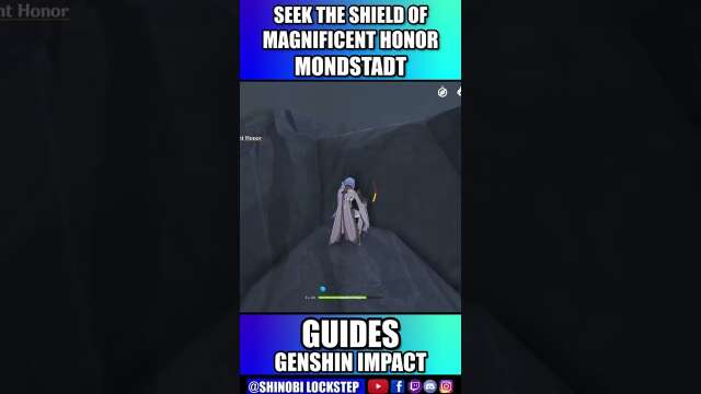 Seek the Shield of Magnificent Honor Genshin Impact #shorts