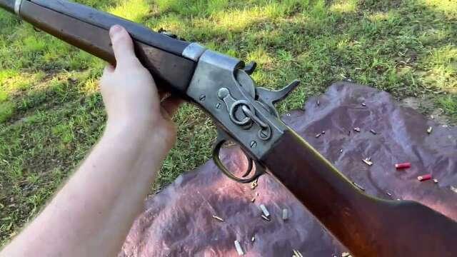 7mm Rolling Block Carbine POV firing