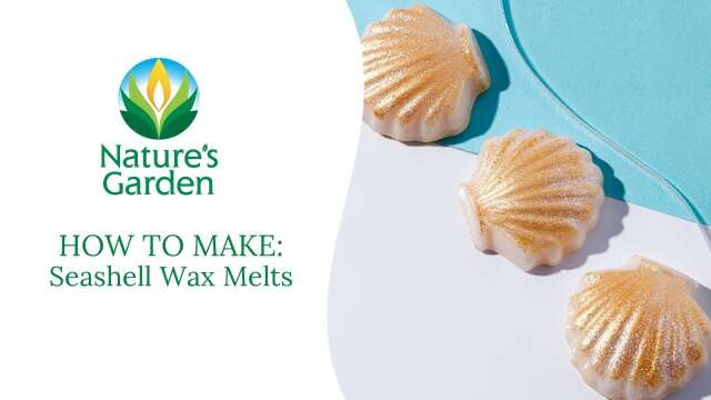 How to Make Seashell Wax Melts - Natures Garden