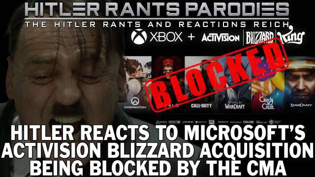 Hitler reacts to Microsoft's Activision Blizzard acquisition being blocked