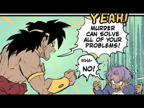 Trunks Teaches Broly A Moral Lesson! DBZ Comic Dub!