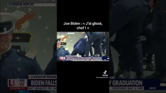 Quand Joe Biden tombe (encore) #JoeBiden