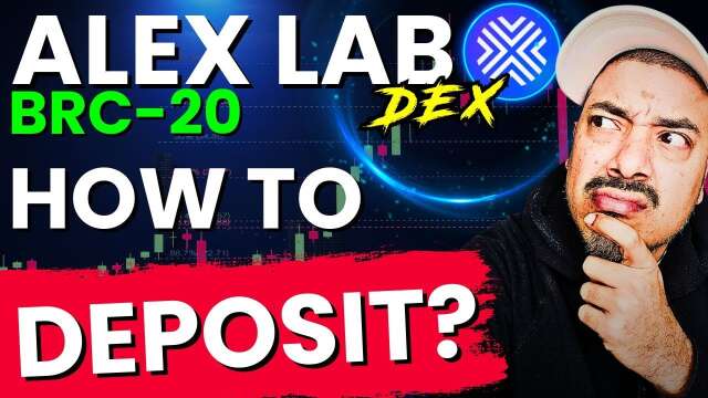 How to deposit BRC20 tokens to Alex Lab b20 DEX ?