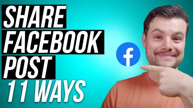 How to Share a Facebook Post (& Why You Can't Share Every Post)