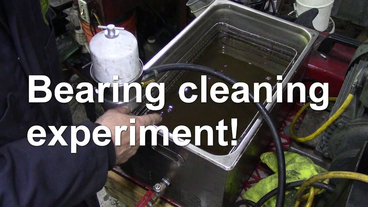 Bearing cleaning experiment!
