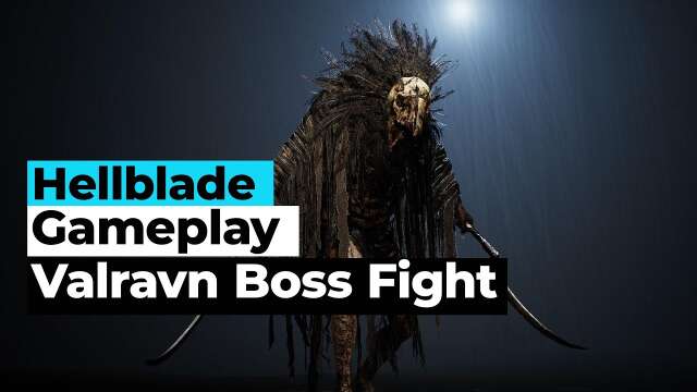 Hellblade Senua's Sacrifice Gameplay - Valravn Boss FIght