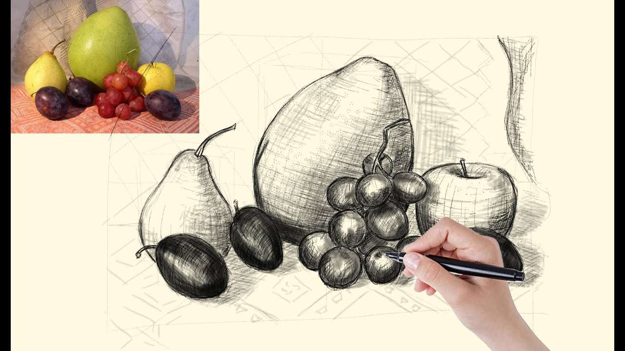 Fruit Composition using the cube Method