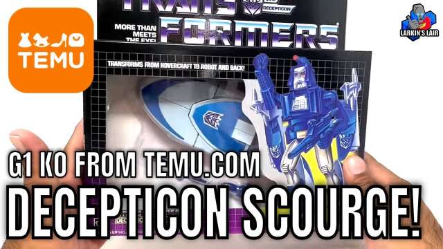 #Transformers G1 Scourge KO from #Temu Review, Larkin's Lair