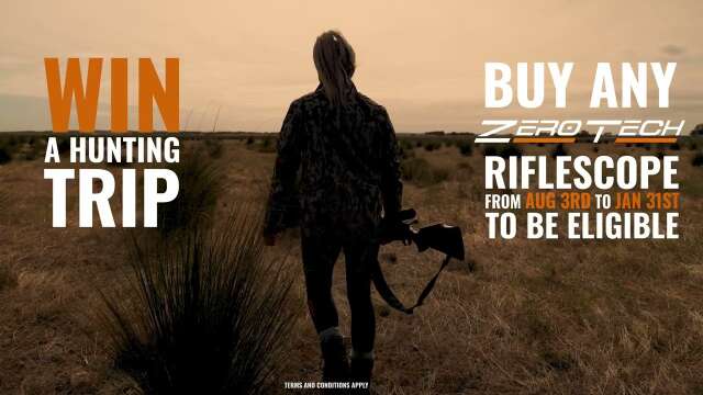 WIN A HUNTING TRIP with ZeroTech