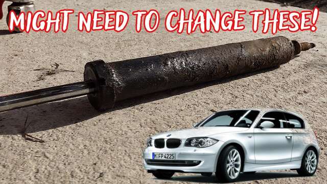 Rear Shock Absorber replacement BMW 120D