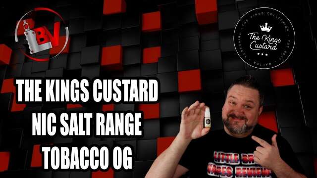 The Kings Custard Nic Salt Range Tobacco OG