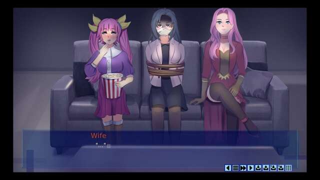 Taking the mickey out of Spy X Family in my visual novel