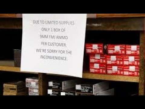 Panic-buying ammo is not what you should be doing right now.  Do this instead