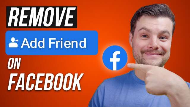 Remove the Add Friend from Your Facebook Profile on the Facebook App