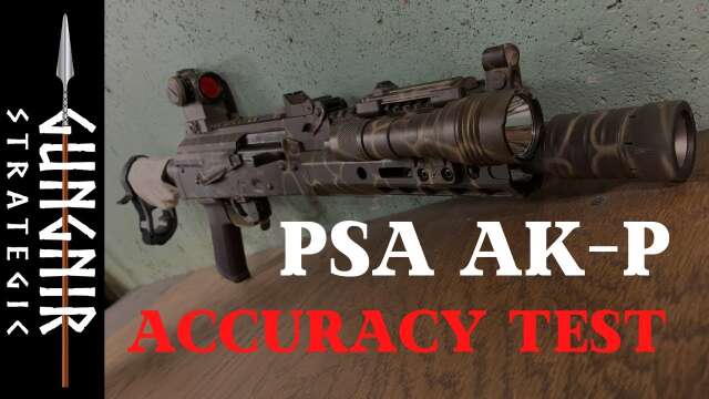 PSA AK-P 100 Yard Accuracy Test.