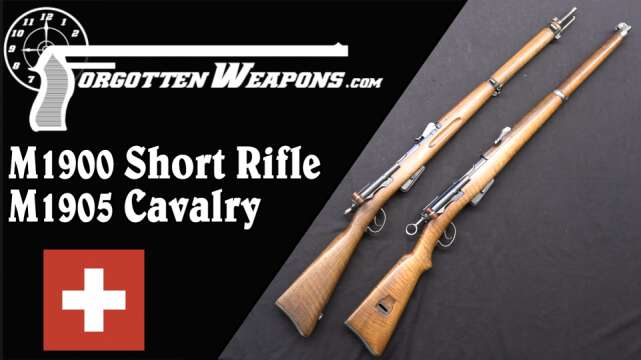 Short Swiss Schmidt Rubins: M1900 Short Rifle & M1905 Cavalry Carbine