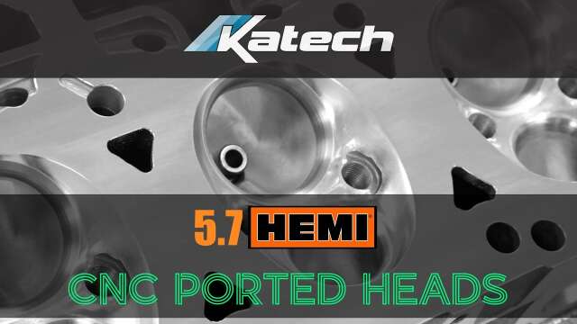 Katech CNC Ported Heads - 5.7 Hemi - With Competition Valve Job & Hand Blending - What Do You Get!