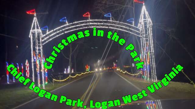Christmas in the Park; Chief Logan Park; Logan, West Virginia