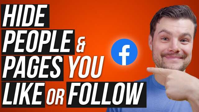 Change Who Can See Facebook Pages, People, and Lists You Follow