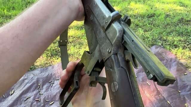 Russian Winchester 1895 POV firing