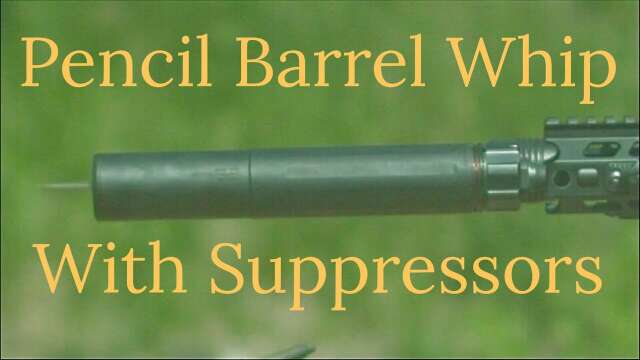Pencil Barrel Whip With Suppressors