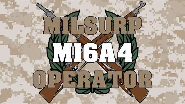 Milsurp Operator: US M16A4