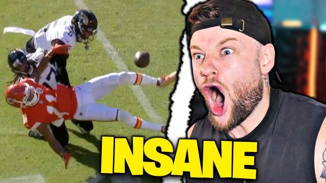 SCARED SOCCER FAN REACTS TO INSANE NFL HITS!💀
