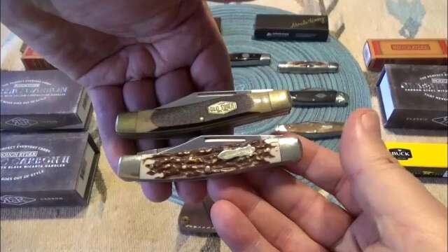 Traditional 3 Blade Pocket Knives.