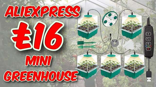 AliExpress Home Greenhouse Kit  Review