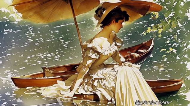 😍😇Lady in the Boat